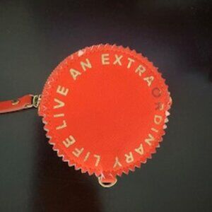 India Hicks coin purse orange